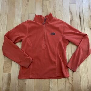 The North Face Orange Fleece Pullover